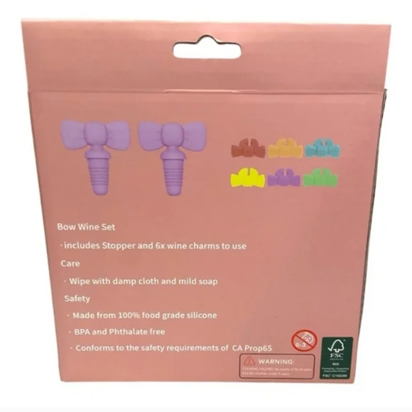 Charlie & Ana-Bow ๐ Wine Stopper Set & Charms - Picture 5 of 5